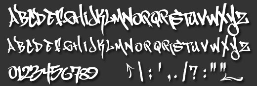 free graffiti font